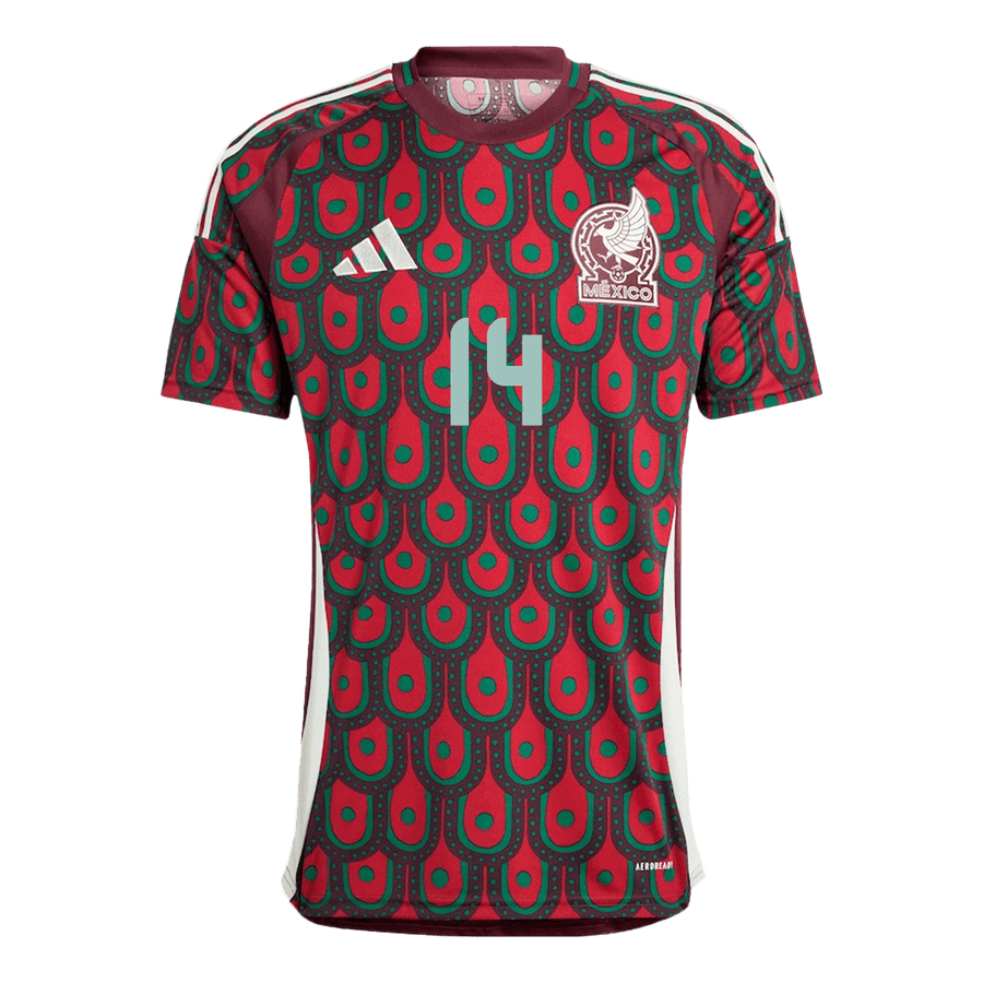 CHICHARITO #14 Mexico Soccer Jersey Home Custom Shirt 2024