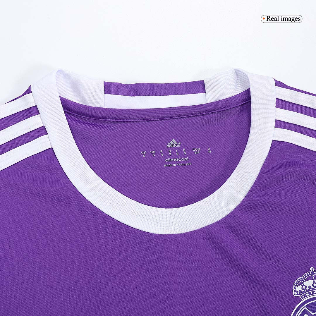 Retro SERGIO RAMOS #4 2016/17 Real Madrid Away Long Sleeve Soccer Jersey
