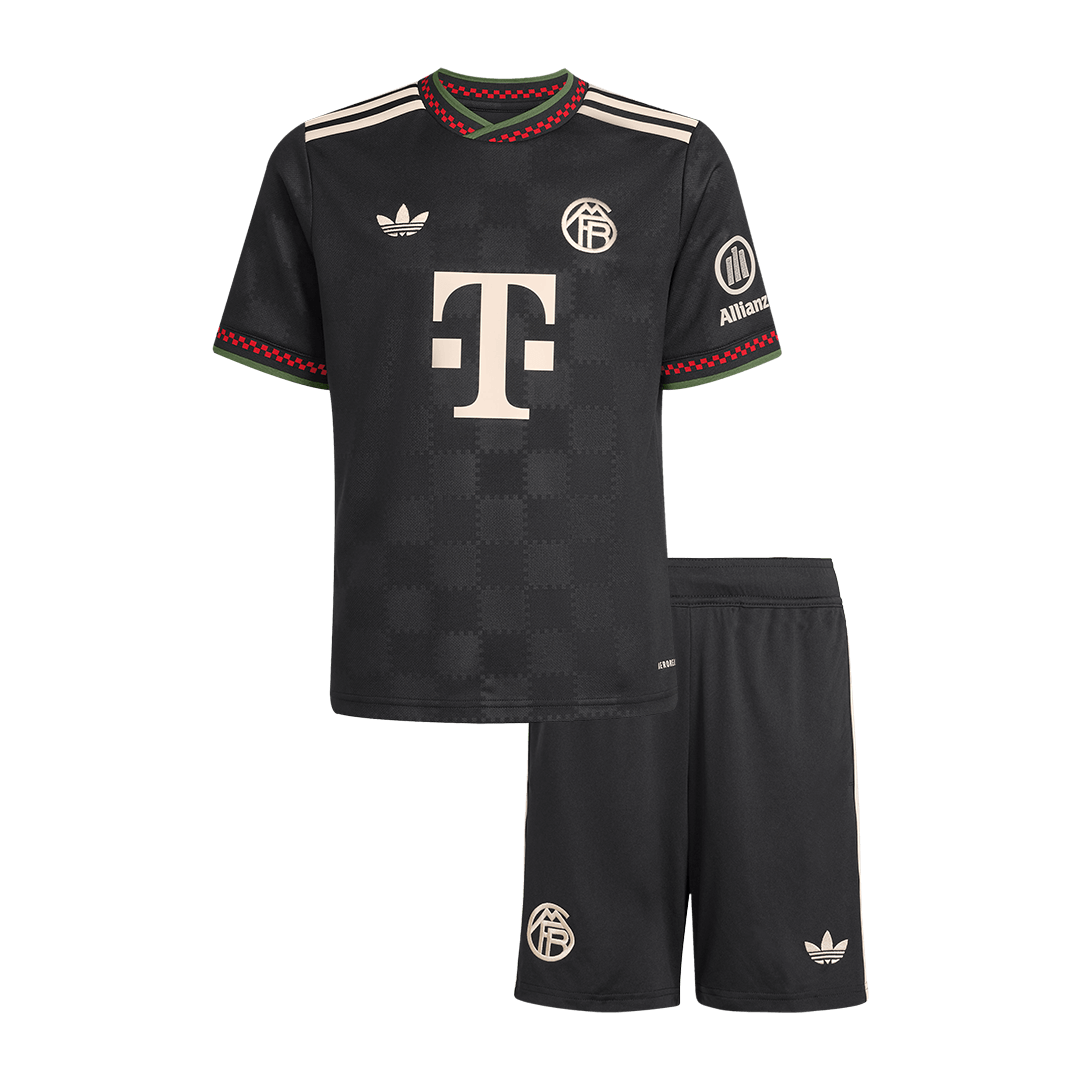 Bayern Munich Third Away Kids Soccer Jerseys Kit 2025/26