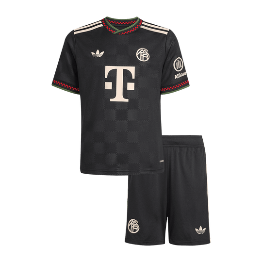 Bayern Munich Third Away Kids Soccer Jerseys Kit 2025/26