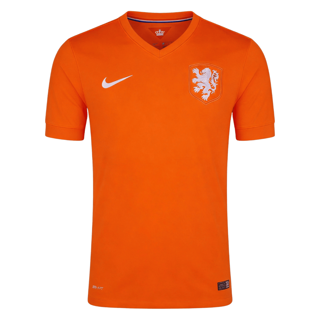 Retro Soccer Jersey Netherlands Home World Cup 2014