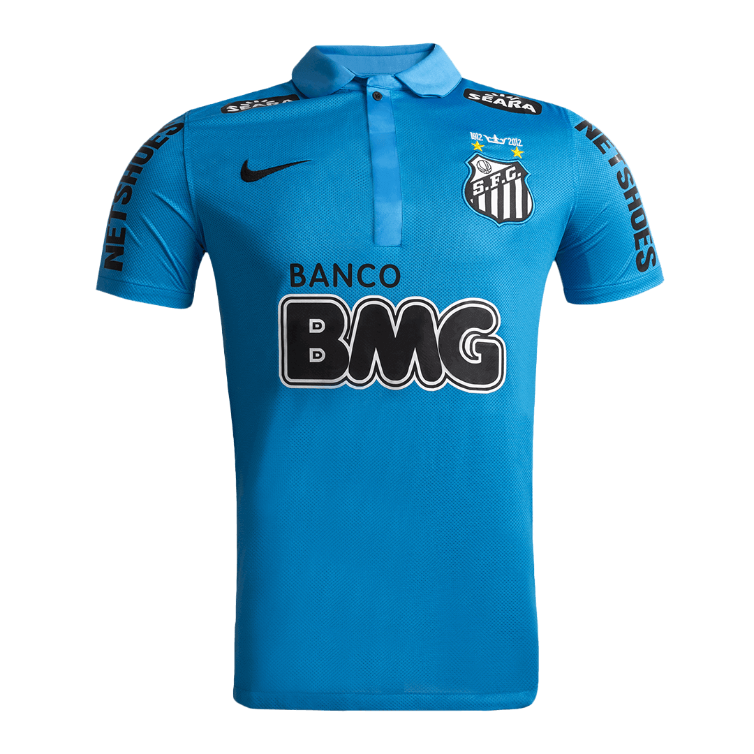 Retro Jersey Santos FC Retro Jersey Third Away Soccer Shirt 2012