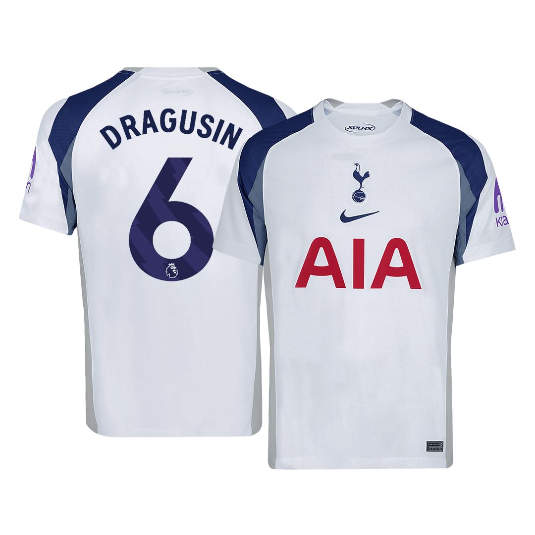 DRAGUSIN #6 Tottenham Hotspur Home Soccer Jersey 2025/26