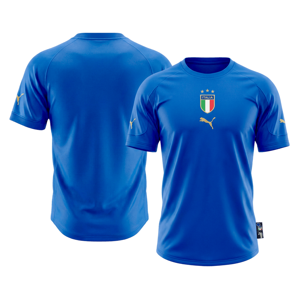 Retro Soccer Jersey Italy Home 2004