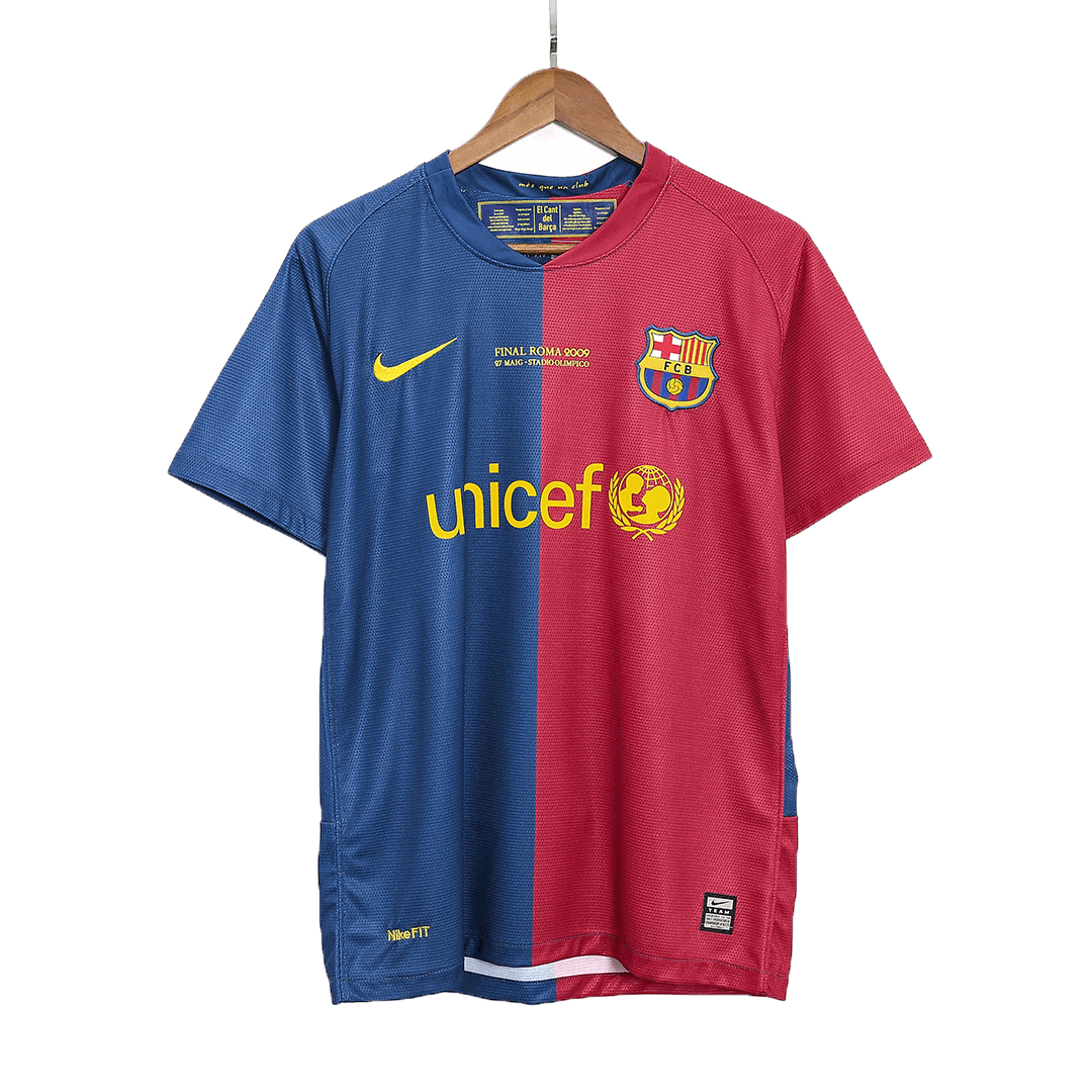 Retro A.INIESTA #8 2008/09 Barcelona Home Soccer Jersey