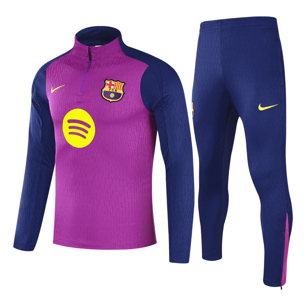 Barcelona 1/4 Zip Tracksuit 2025/26 Purple
