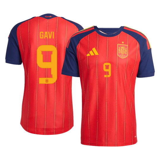 GAVI #9 Spain Home Player Version Jersey World Cup 2026