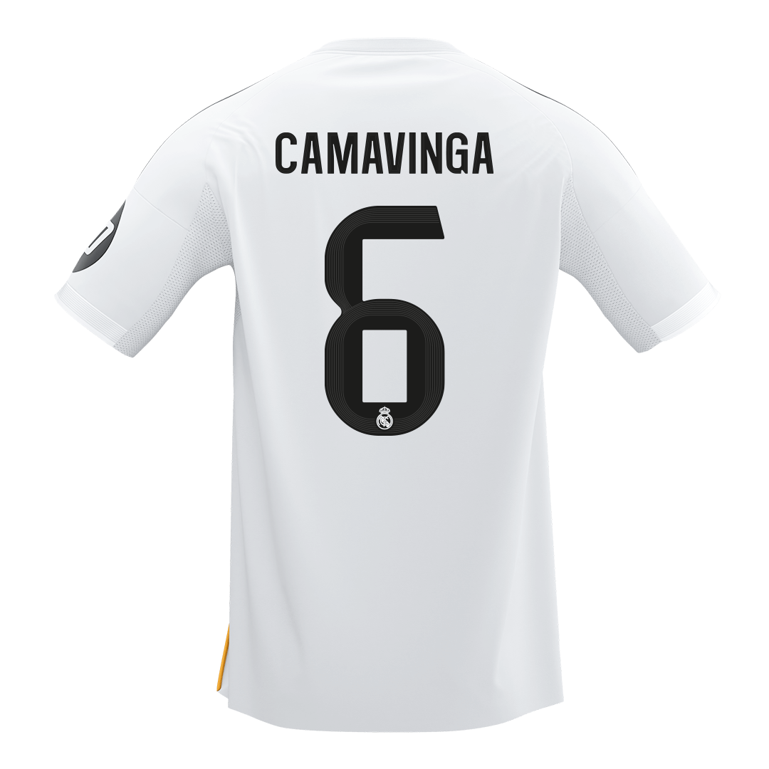 CAMAVINGA #6 Real Madrid Home Soccer Jersey 2025/26