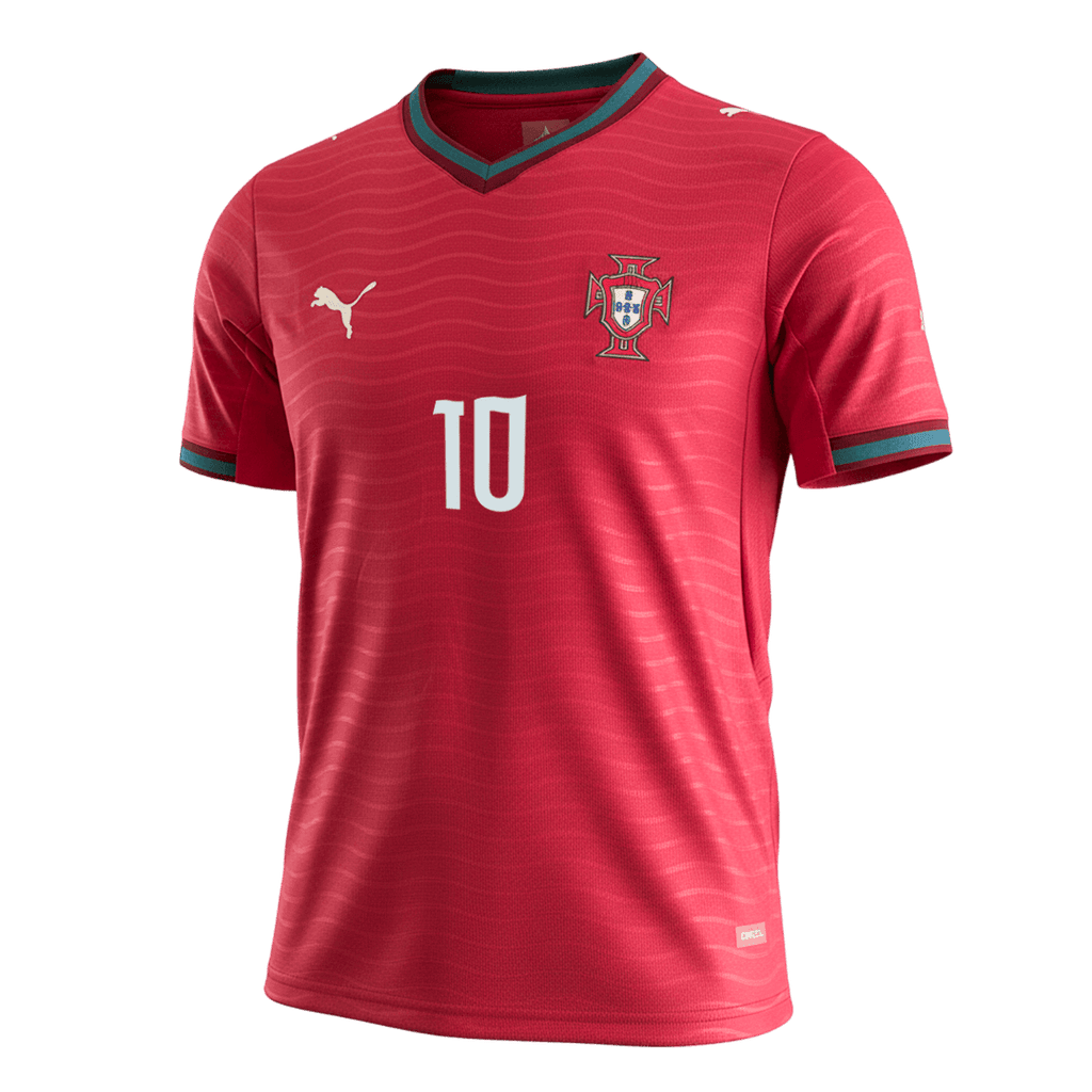 BERNARDO #10 Portugal Home Soccer Jersey World Cup 2026