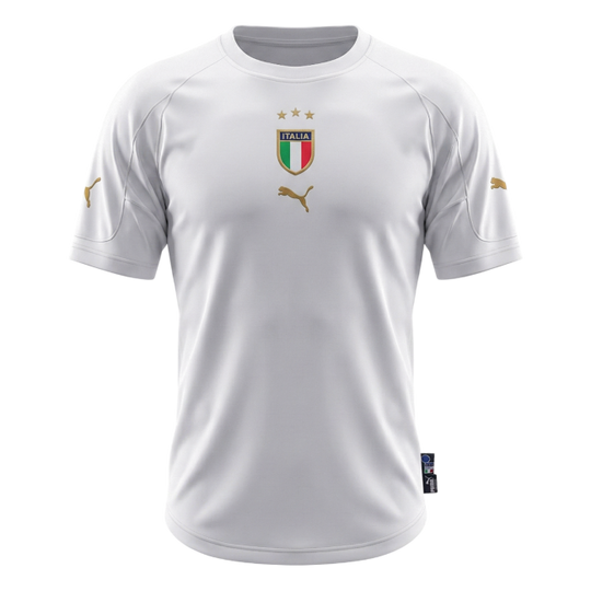 Retro Soccer Jersey Italy Away 2004