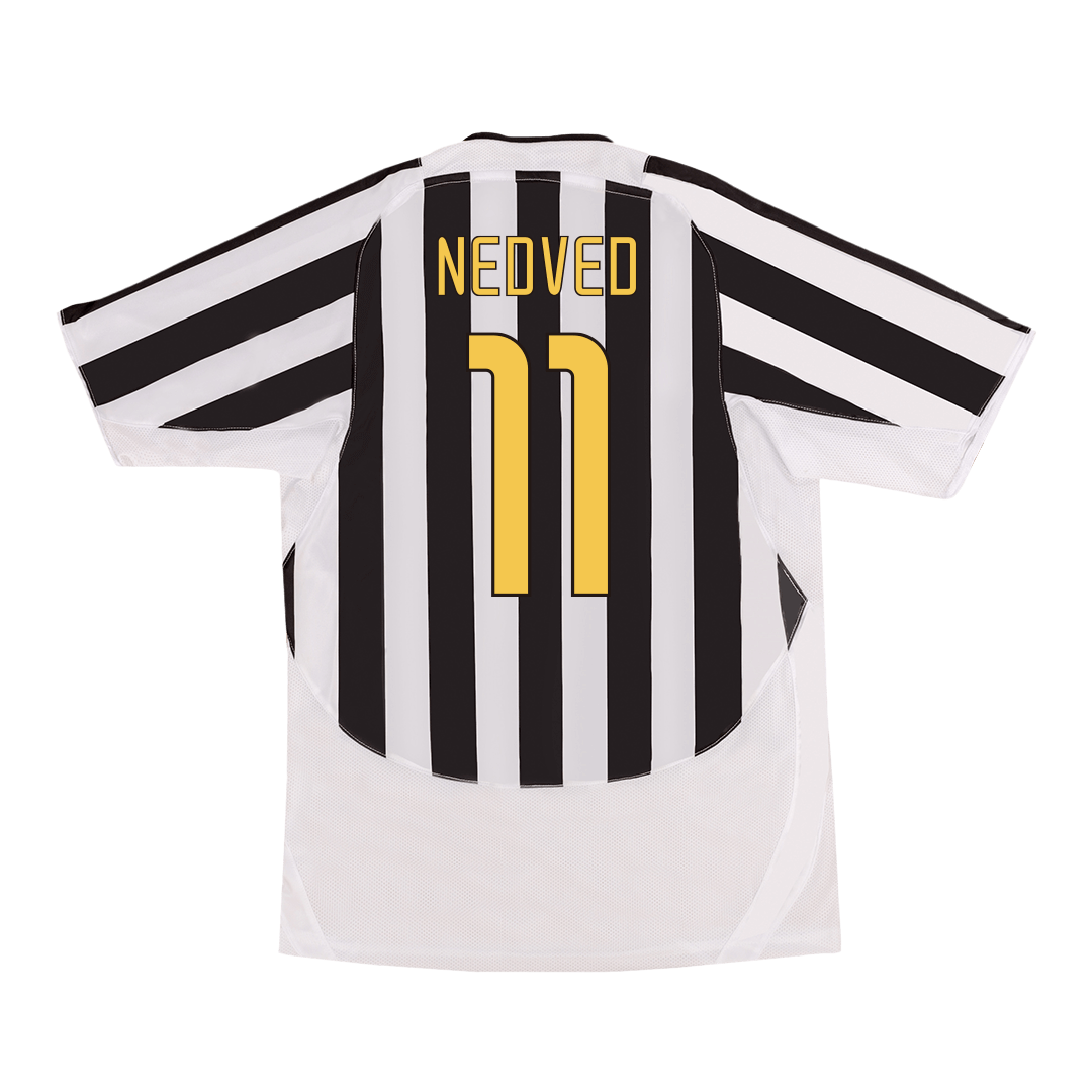 Retro NEDVED #11 2003/04 Juventus Home Soccer Jersey
