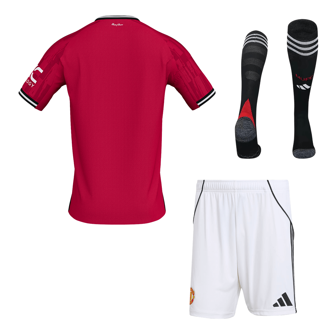 Manchester United Home Jerseys Full Kit 2025/26