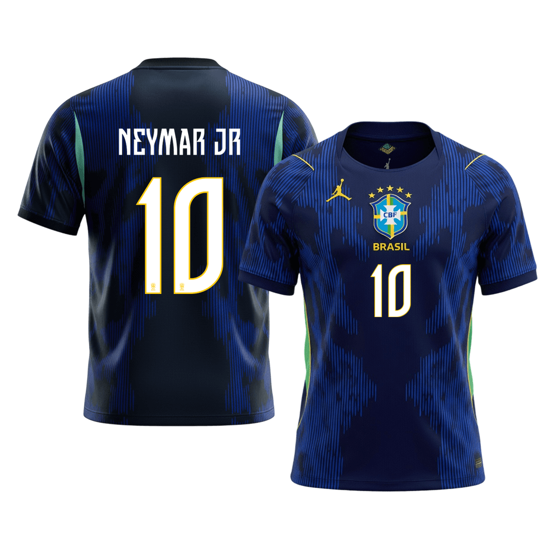 NEYMAR JR. #10 Brazil Away Soccer Jersey World Cup 2026