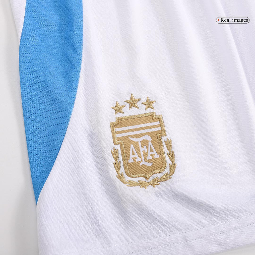 Kid's Argentina Home Soccer Jersey Kit(Jersey+Shorts+Socks) Copa America 2024
