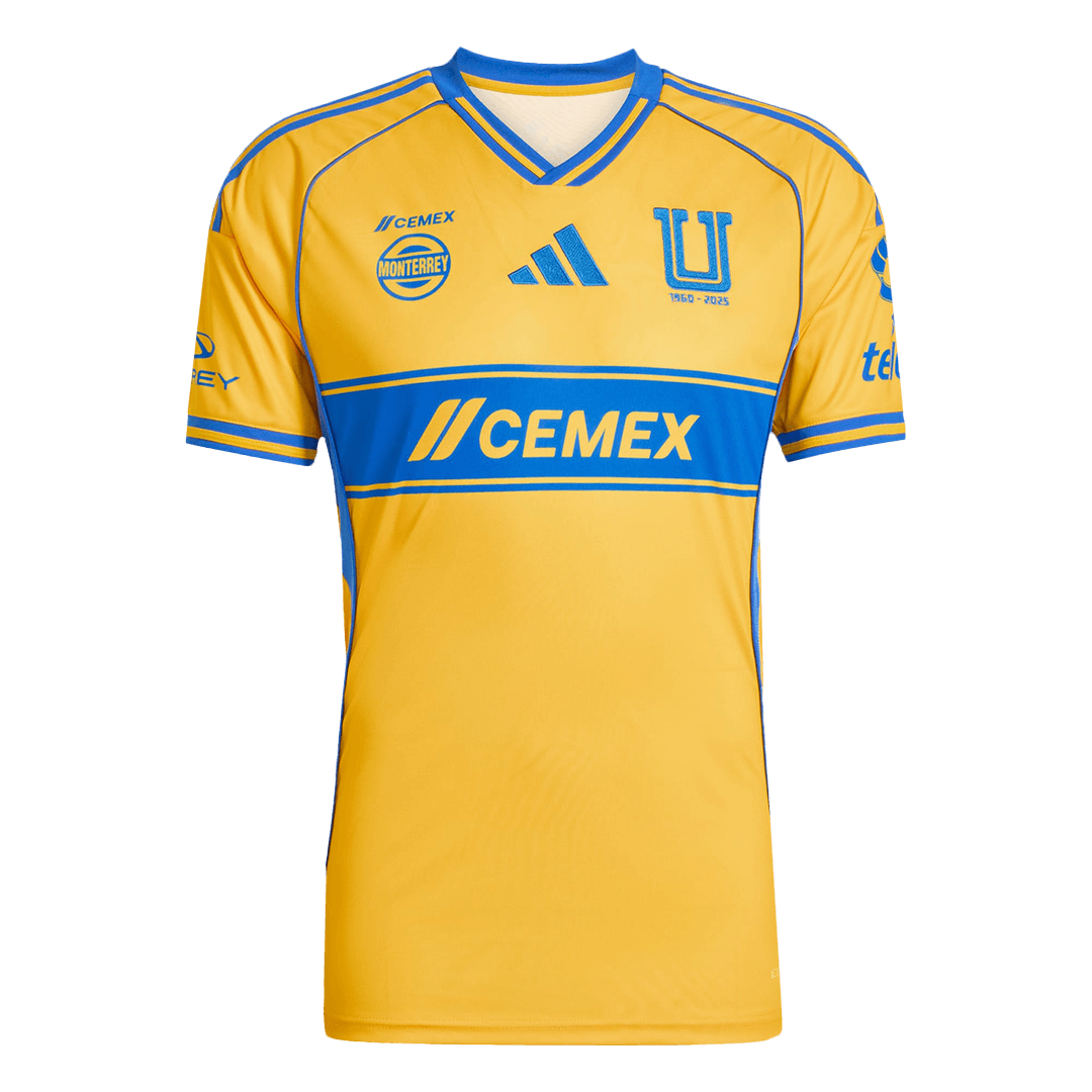 Tigres UANL Home Soccer Jersey 2025/26