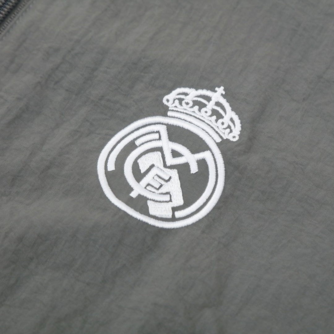 Real Madrid Windbreaker Jacket 2025/26 - Gray