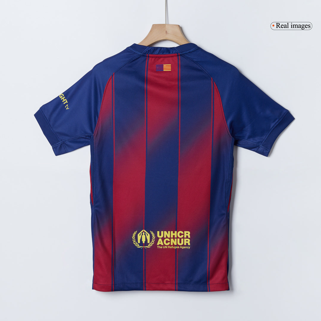 LEWANDOWSKI #9 Barcelona Home Soccer Jersey 2025/26 -UCL