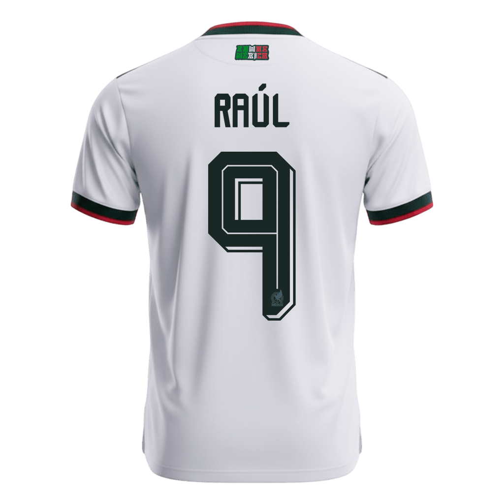 RAúL #9 Mexico Away Soccer Jersey World Cup 2026