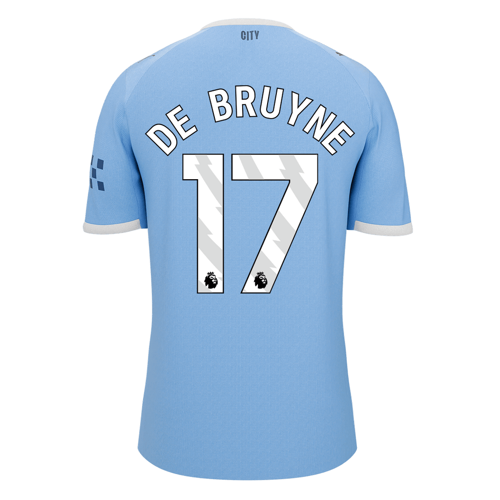 DE BRUYNE #17 Manchester City Home Soccer Jersey 2025/26