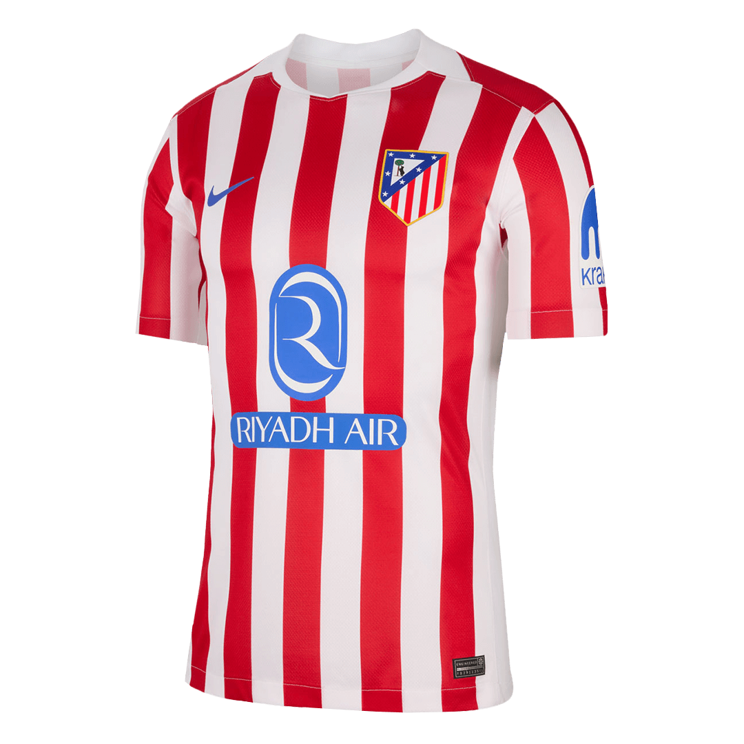 S?RLOTH #9 Atletico Madrid Home Soccer Jersey 2025/26