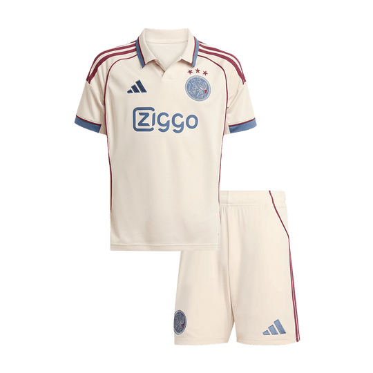 Ajax Third Away Kids Soccer Jerseys Kit 2025/26