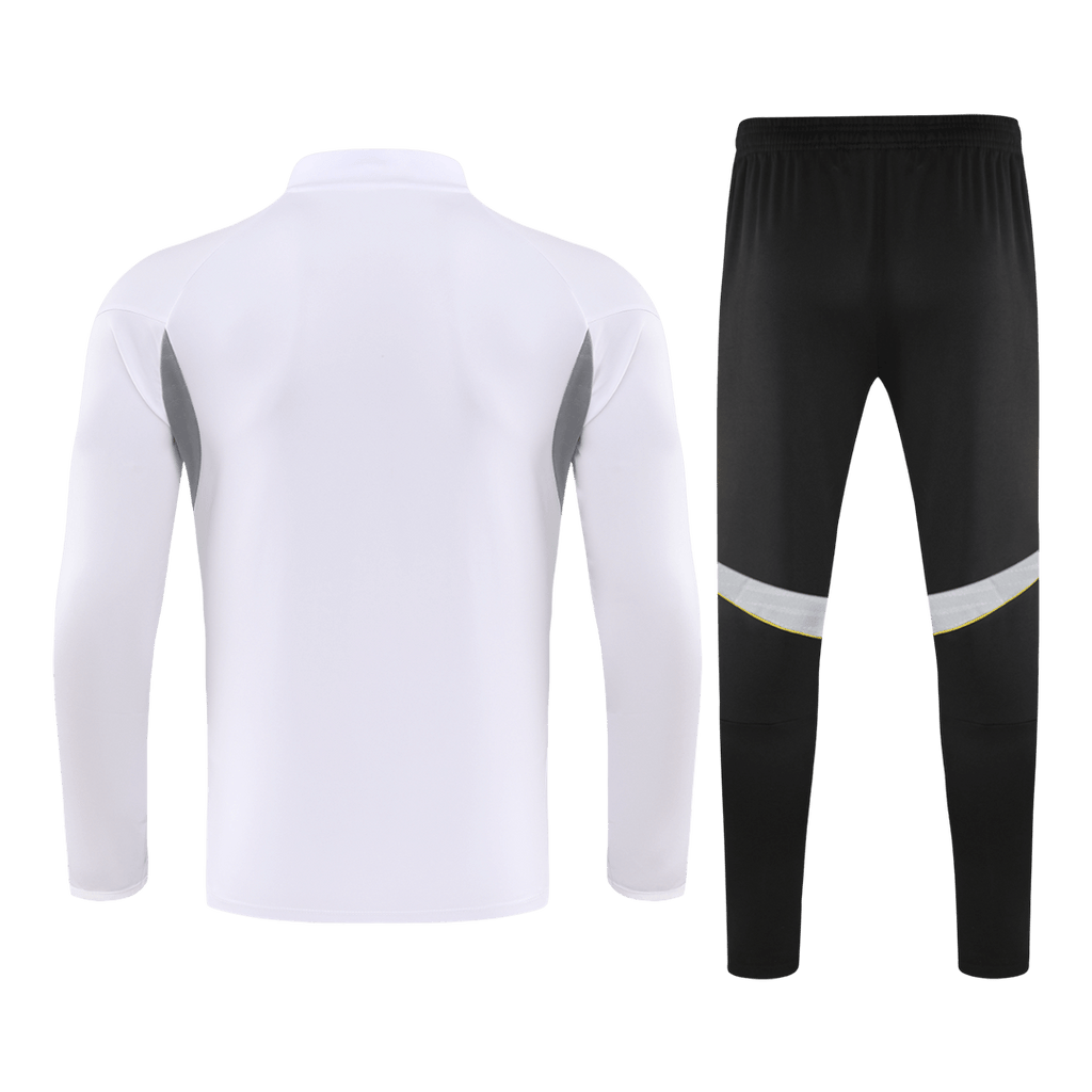 Real Madrid 1/4 Zip Tracksuit 2025/26 Kids White