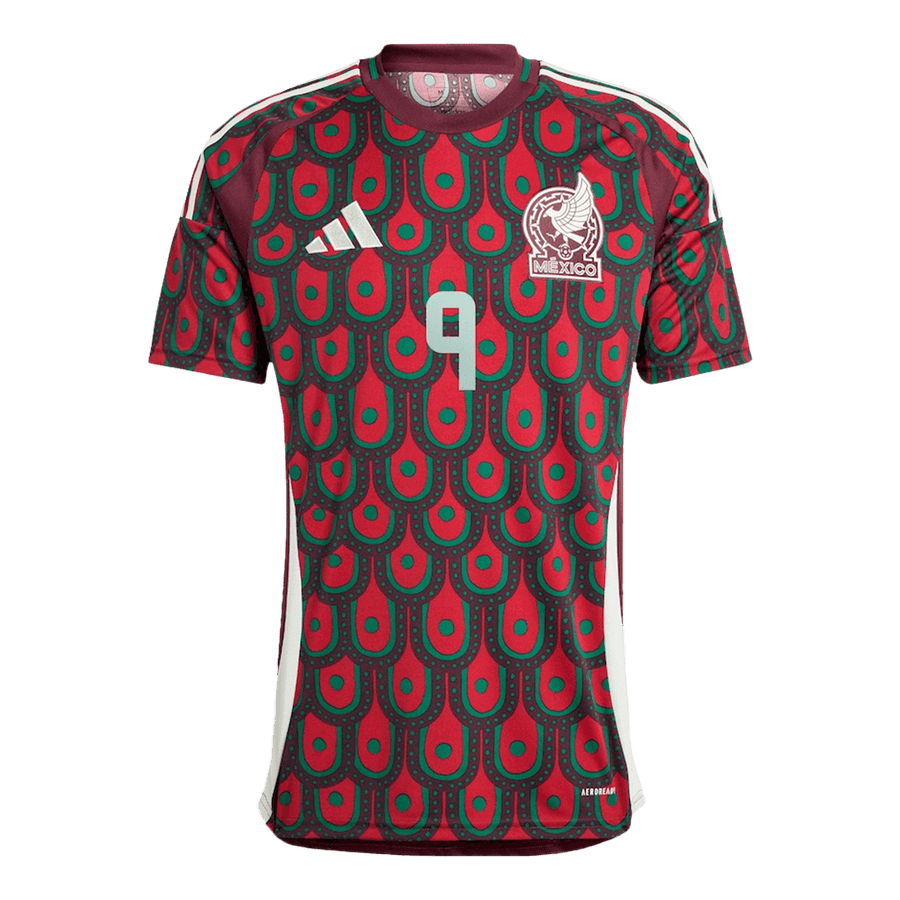 RAUL #9 Mexico Soccer Jersey Home Custom Shirt 2024