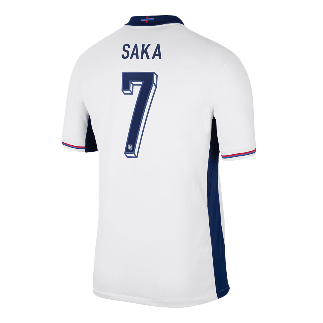 SAKA #7 England Home Soccer Jersey Euro 2024