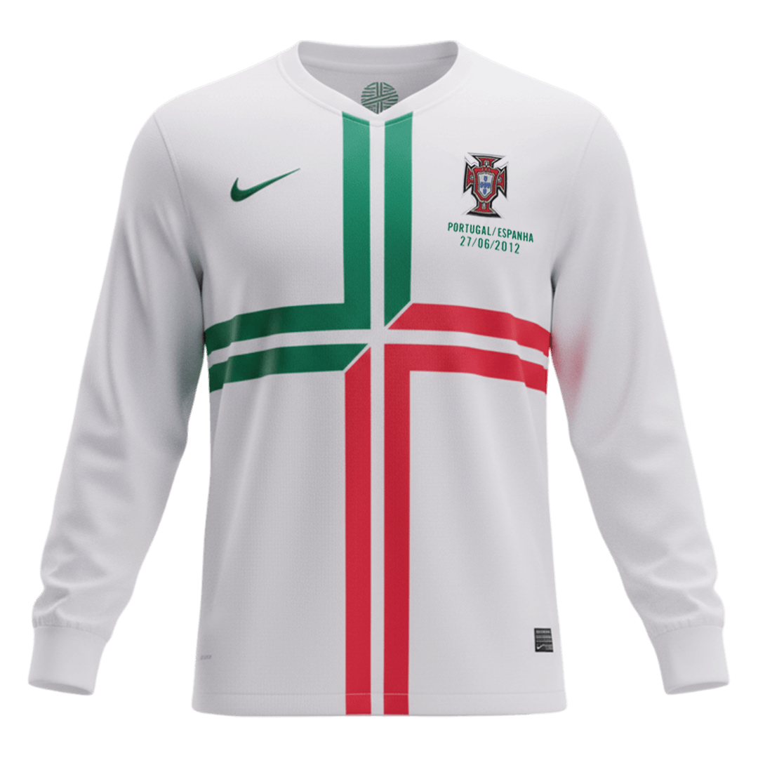 Retro Soccer Jersey Portugal Away Long Sleeve 2012