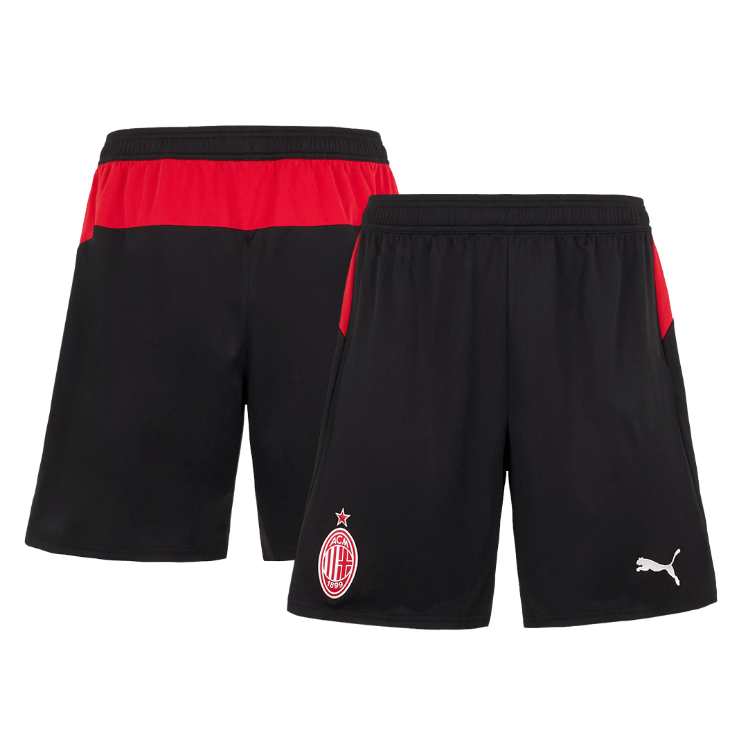 AC Milan Home Soccer Jersey Kit(Jersey+Shorts) 2025/26 Red&Black