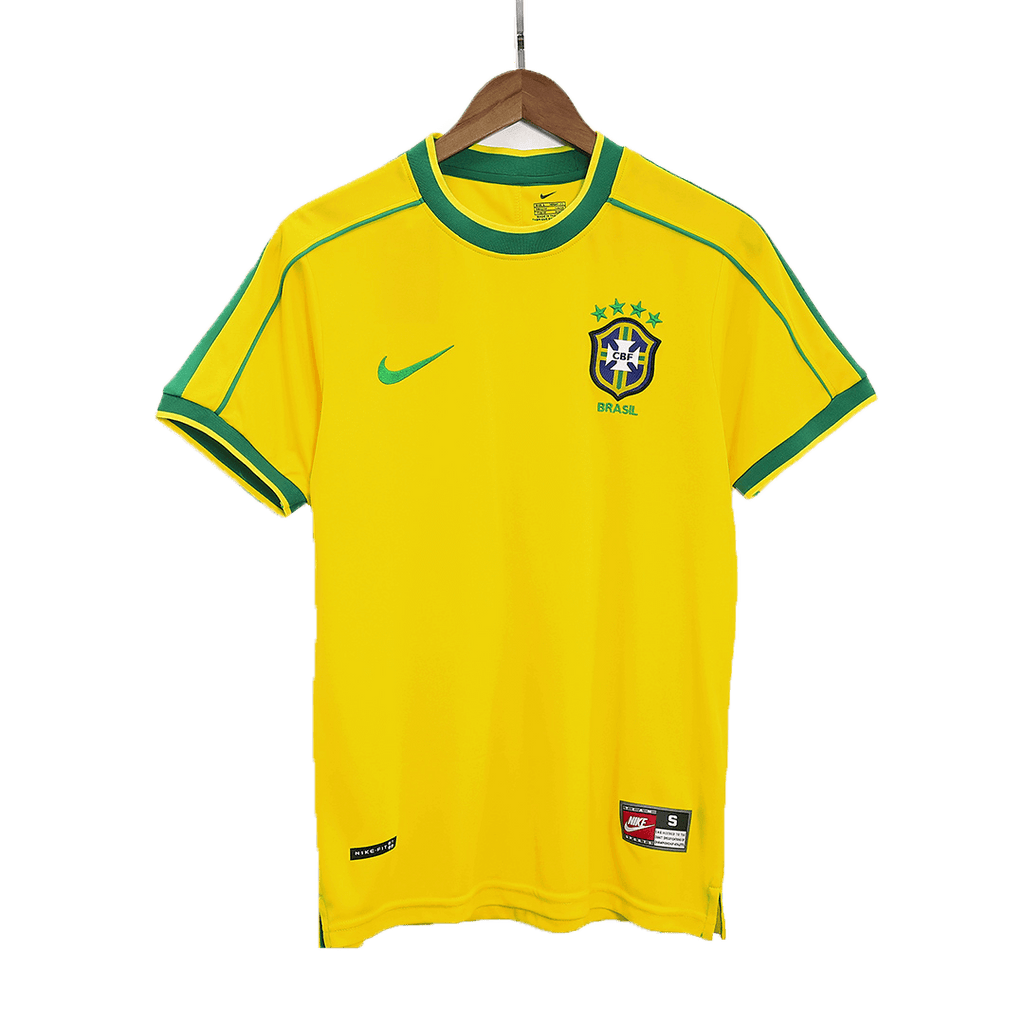 Retro Soccer Jersey Brazil Home 1998