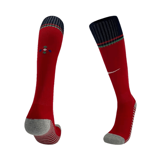 Portugal Home Soccer Socks 2024