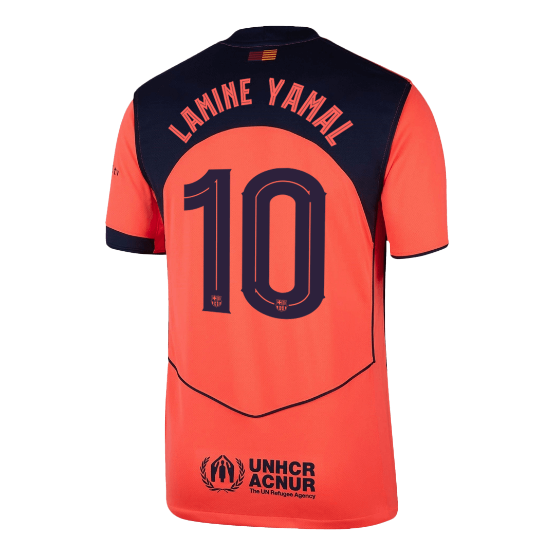 LAMINE YAMAL #10 Barcelona Third Away Soccer Jersey 2025/26 -UCL