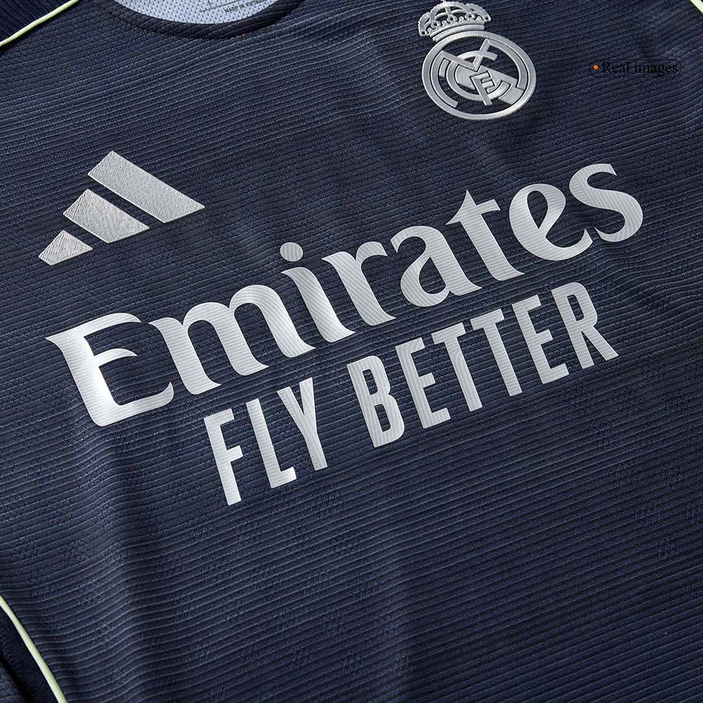 Authentic MBAPPÉ #10 Soccer Jersey Real Madrid Away Shirt 2025/26