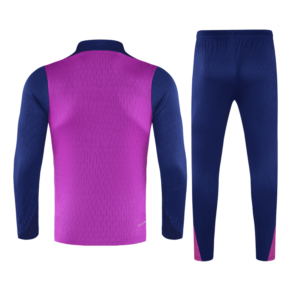 Barcelona 1/4 Zip Tracksuit 2025/26 Kids Purple