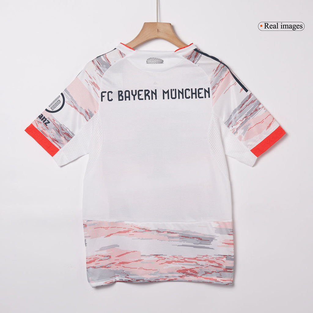 Authentic MULLER #25 Bayern Munich Away Soccer Jersey 2025/26 White