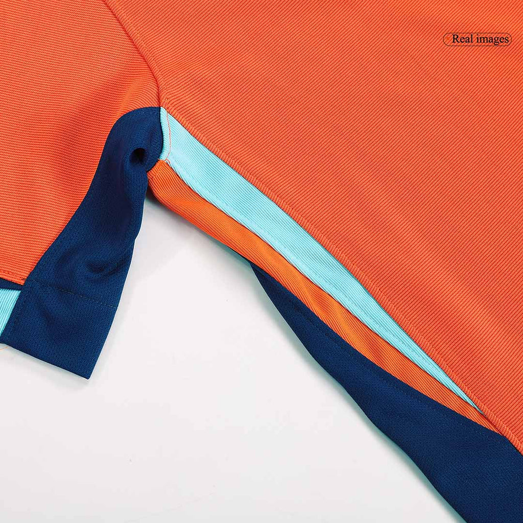 VIRGIL #4 Netherlands Home Soccer Jersey Euro 2024