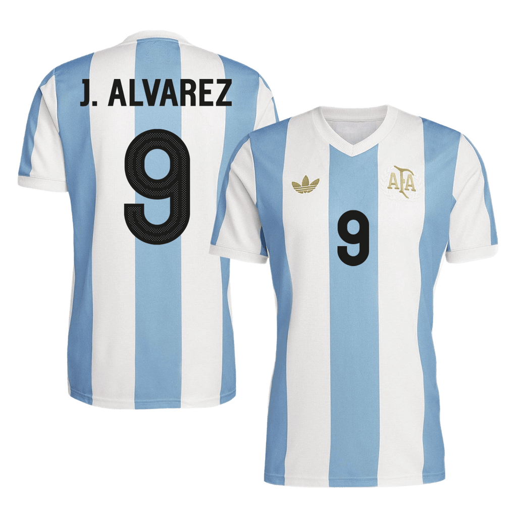 J.ALVAREZ #9 Argentina Soccer Jersey 2024- 50th Anniversary