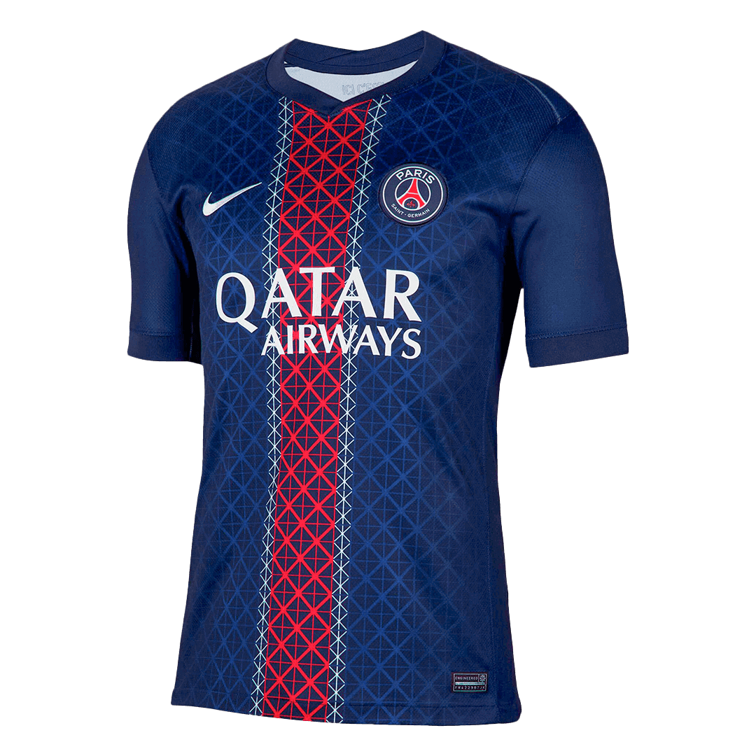 B.BARCOLA #29 PSG Home Soccer Jersey 2025/26