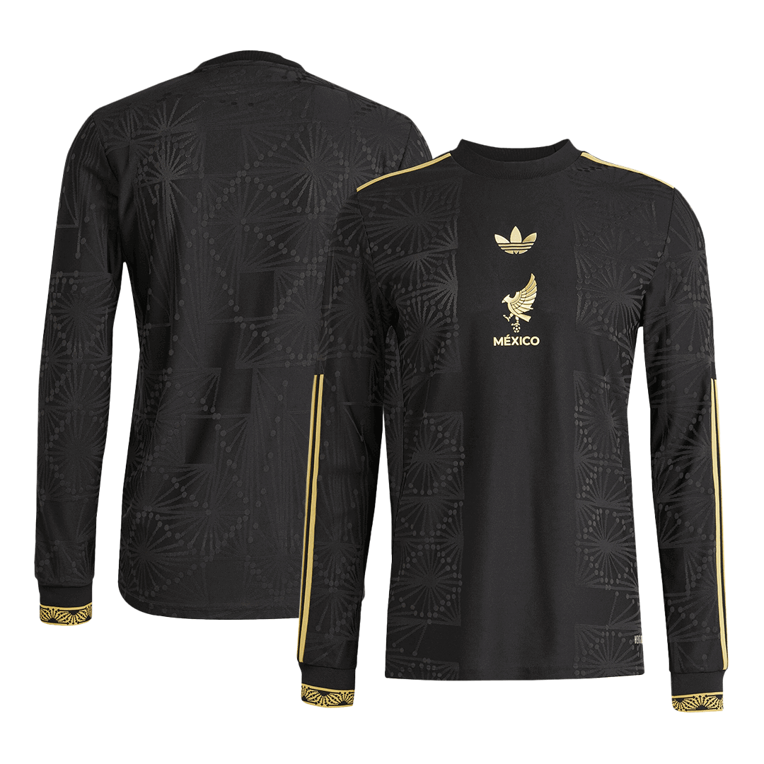 Player Version Mexico Third Away Long Sleeve Soccer Jersey 2025 - Gold Cup