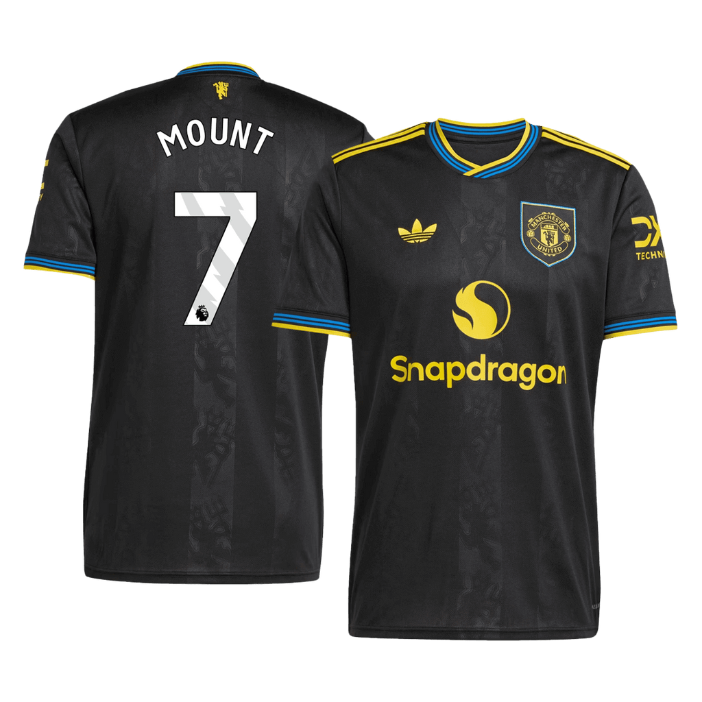 MOUNT #7 Manchester United Third Away Soccer Jersey 2025/26