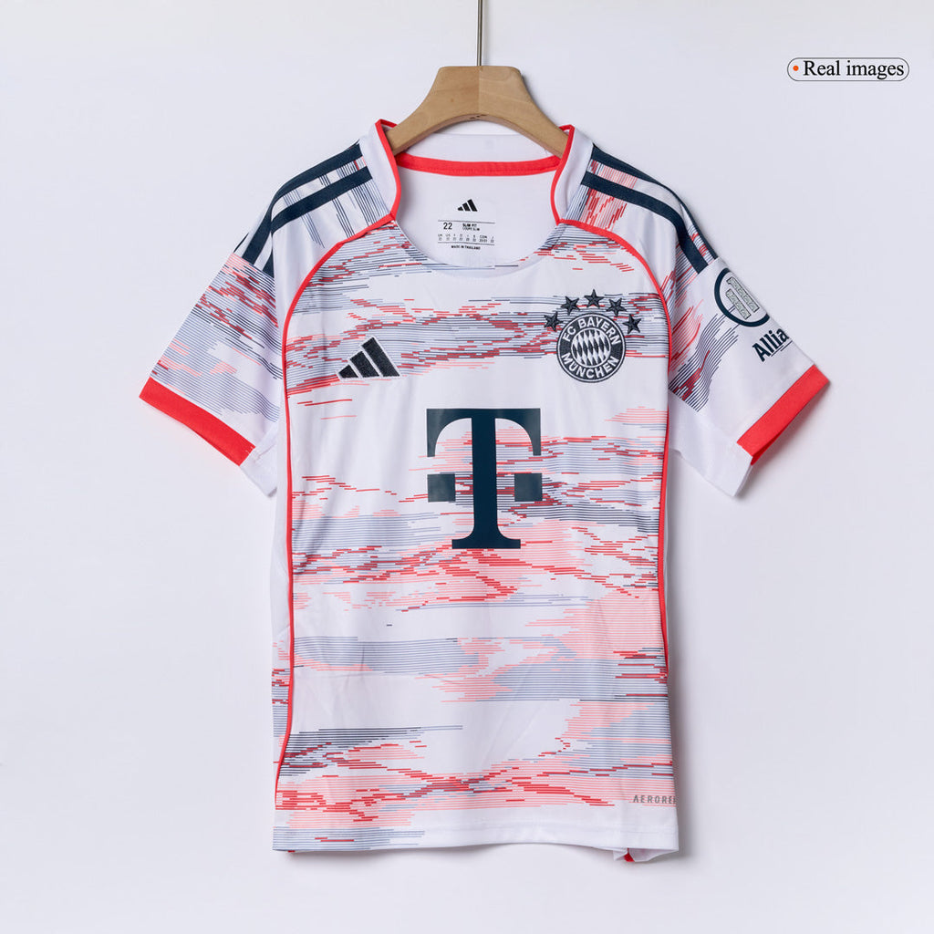 Bayern Munich Away Kids Soccer Jerseys Full Kit 2025/26