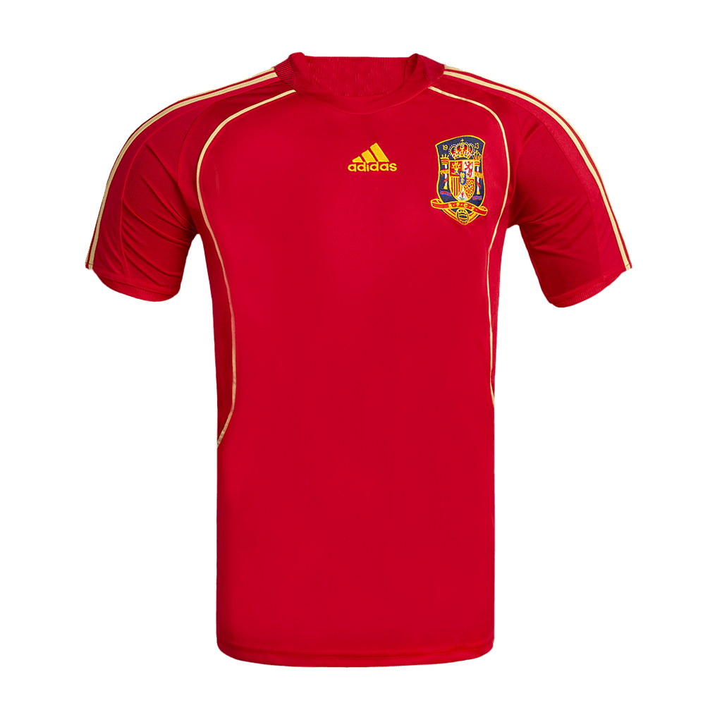 Retro 2008 Spain Home Soccer Jersey