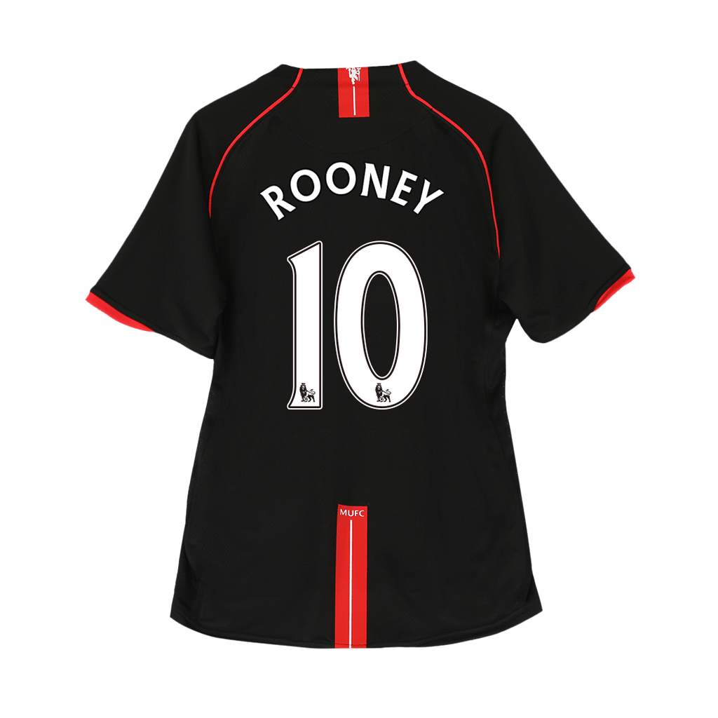 Retro Jersey ROONEY #10 Manchester United Retro Jersey Away Soccer Shirt 2007/08