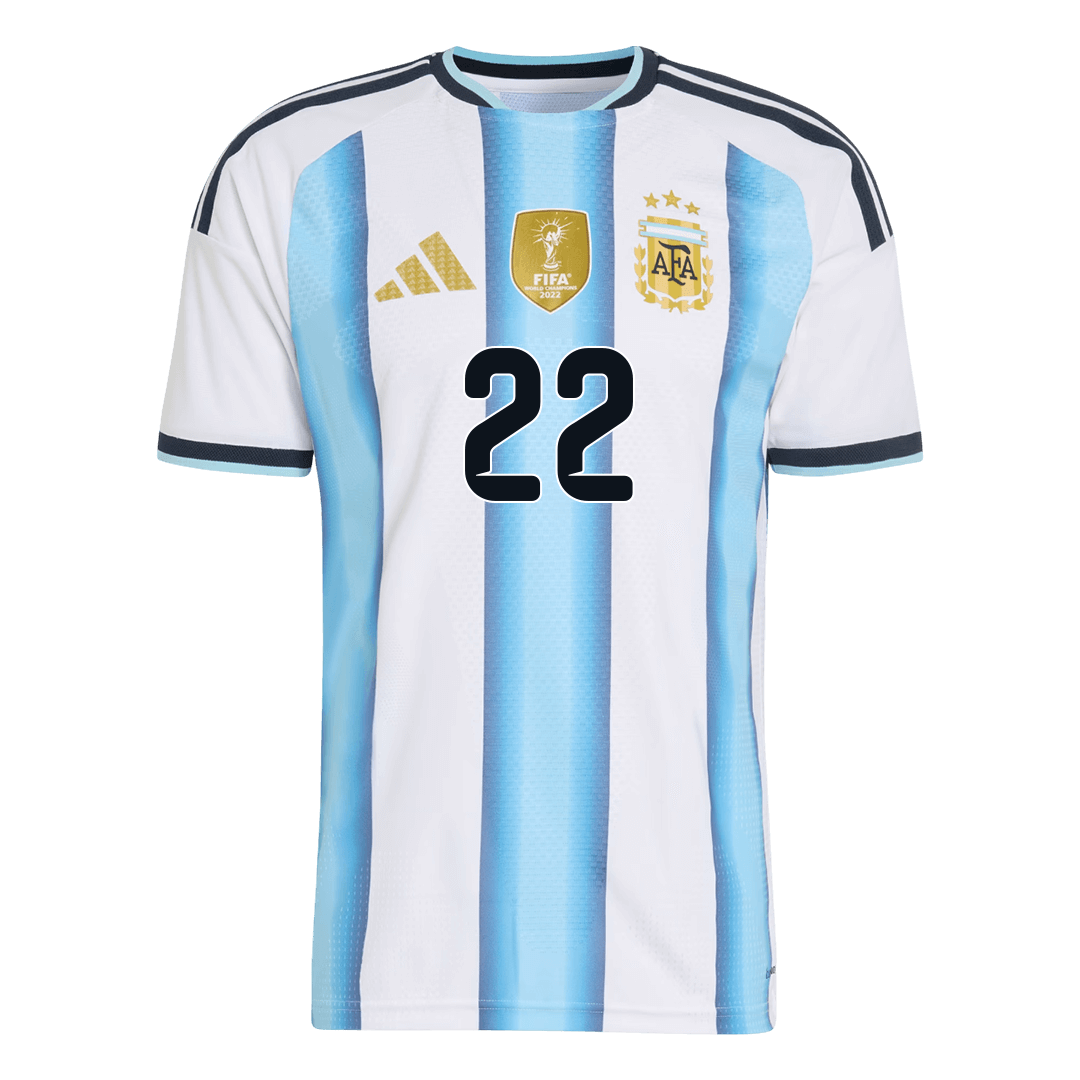 L. MARTINEZ #22 Argentina Home Player Version Jersey World Cup 2026