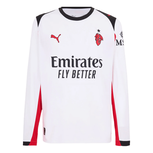 AC Milan Away Long Sleeve Soccer Jersey 2025/26
