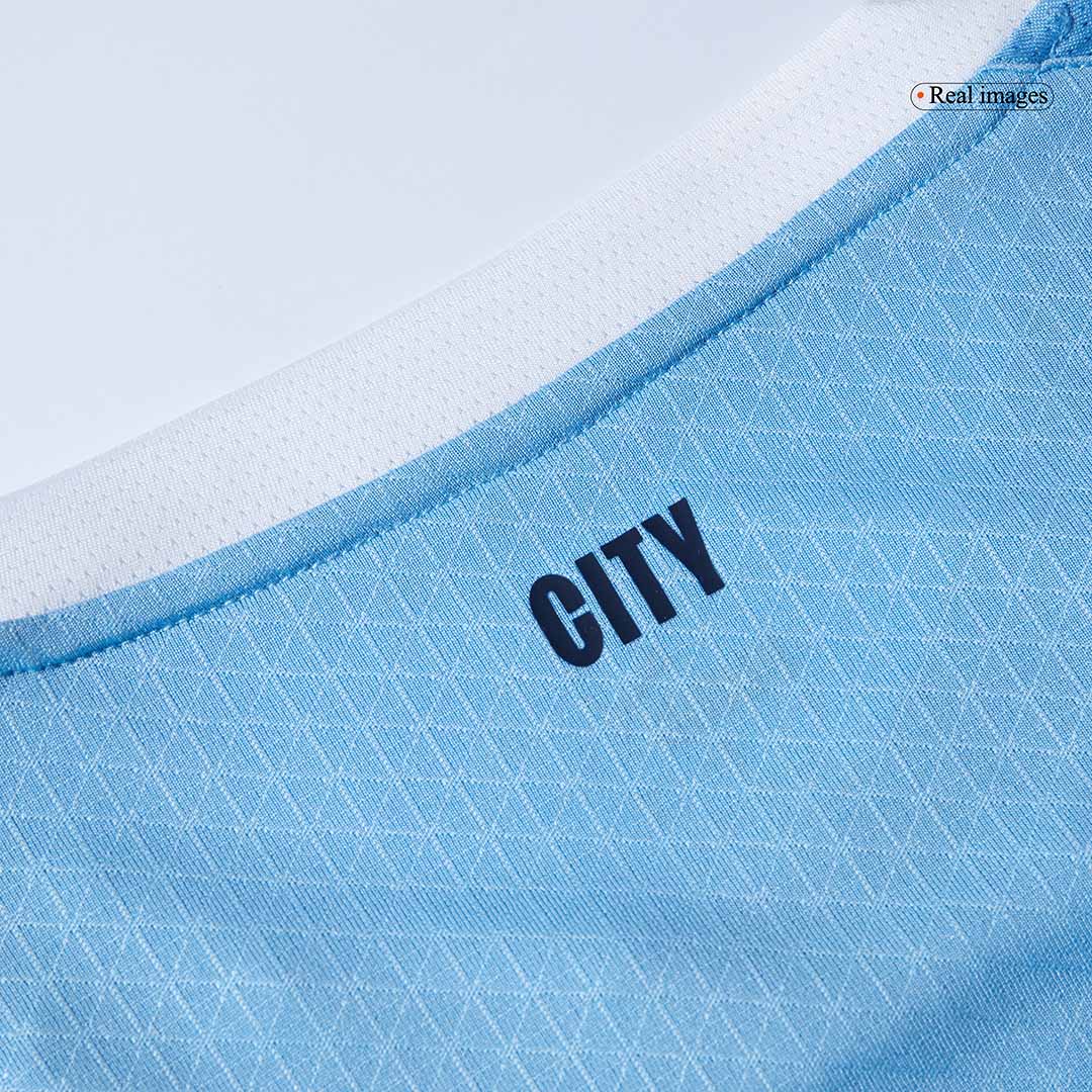 RODRIGO #16 Authentic Manchester City Home Soccer Jersey 2025/26 Blue Jersey - Club World Cup