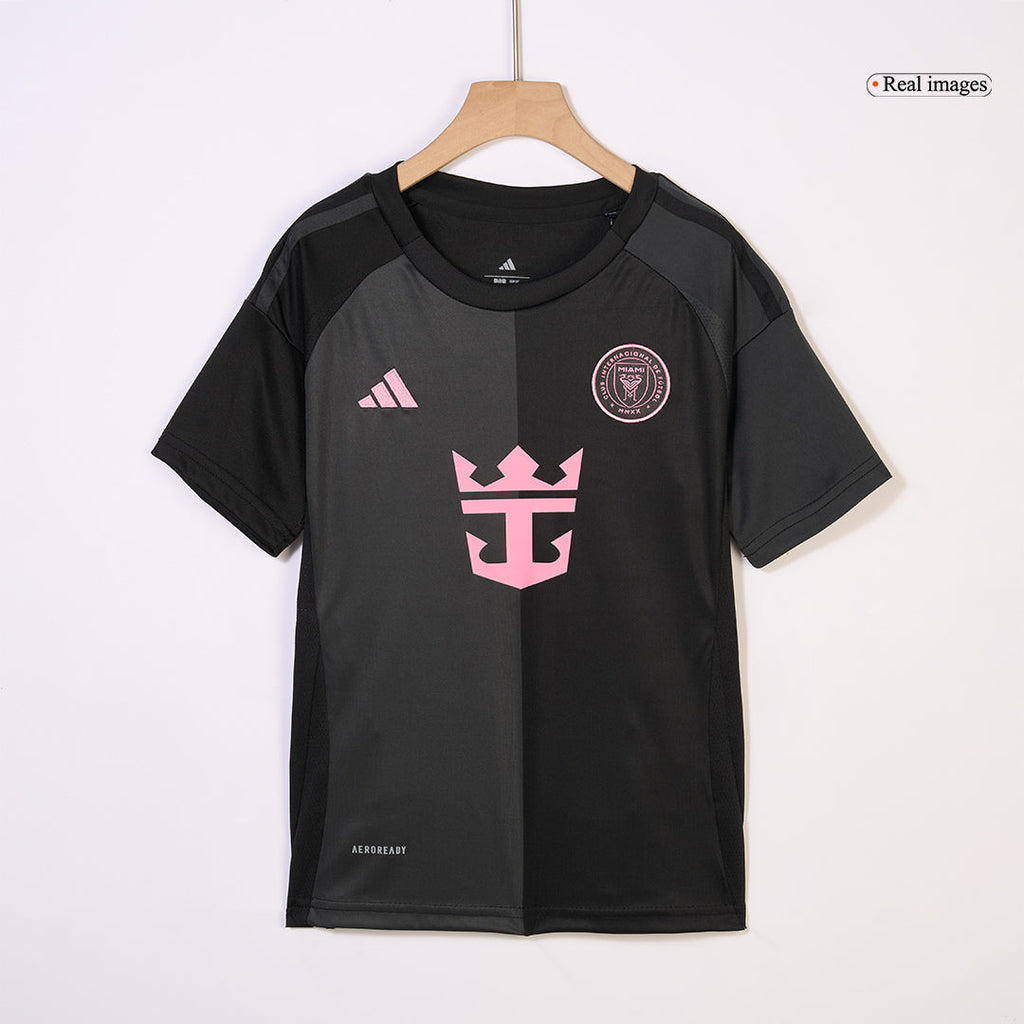 Kid's Inter Miami CF Away Soccer Jersey Kit(Jersey+Shorts) 2025