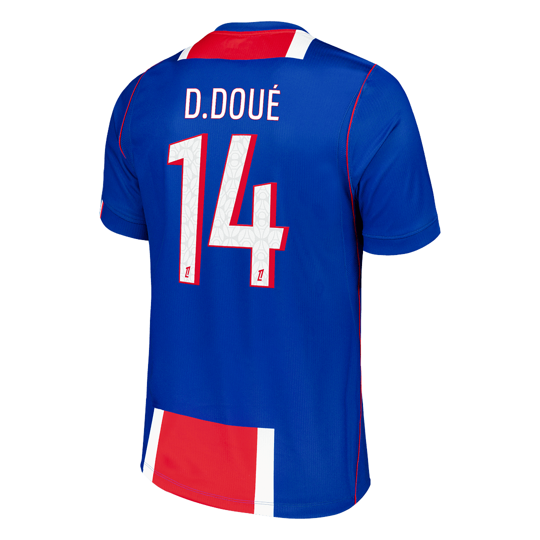 D.DOUé #14 PSG Home Soccer Jersey 2026/27