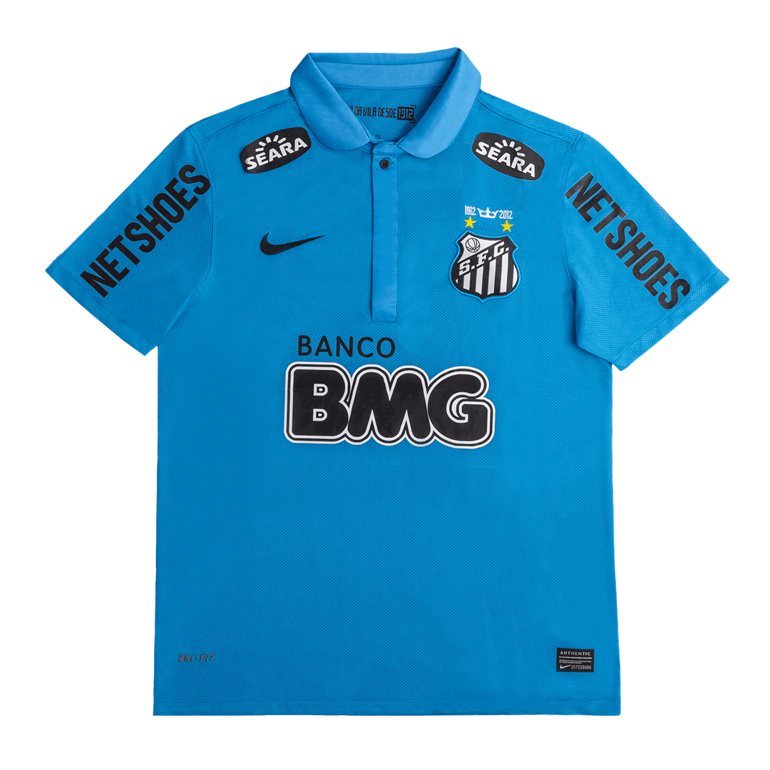 Retro Jersey Santos FC Retro Jersey Third Away Soccer Shirt 2012